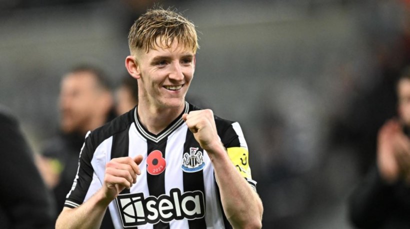 نيوكاسل يحدد سعر أنتوني جوردون وسط صراع ثلاثي من أندية إنجلترا