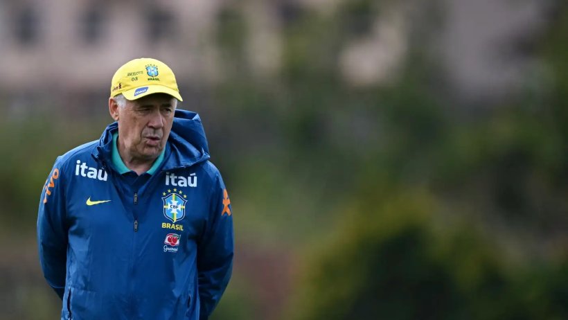 كارلو أنشيلوتي يؤكد تجديد عقده مع منتخب البرازيل ويعلق على فينيسيوس جونيور