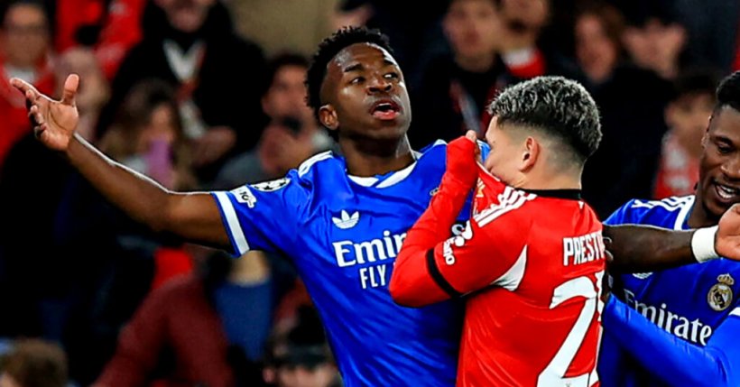 بريستياني يُقر بإهانة فينيسيوس جونيور: عقوبات قاسية في انتظار لاعب بنفيكا