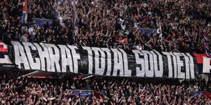 جماهير باريس سان جيرمان تظهر دعمها القوي لأشرف حكيمي قبل مواجهة موناكو