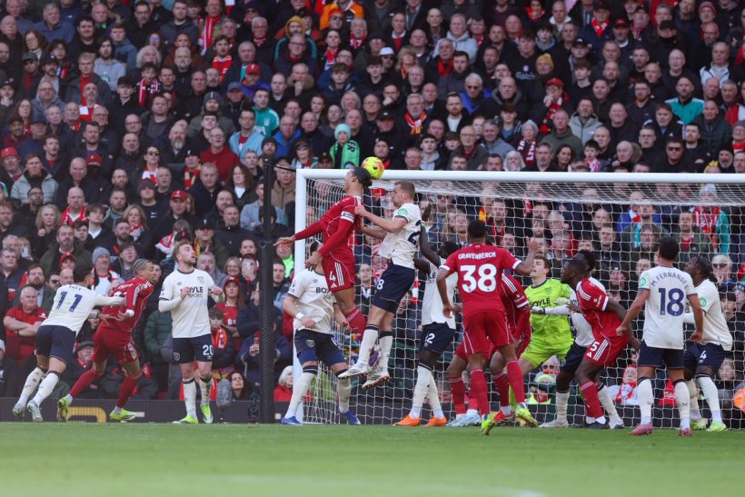 ليفربول يتألق وينتصر بخماسية على وست هام في الدوري الإنجليزي