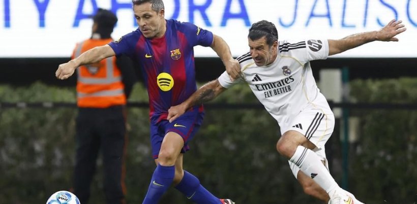أساطير برشلونة تواصل انتصاراتها بتفوق على ريال مدريد في مباراة ودية بالمكسيك