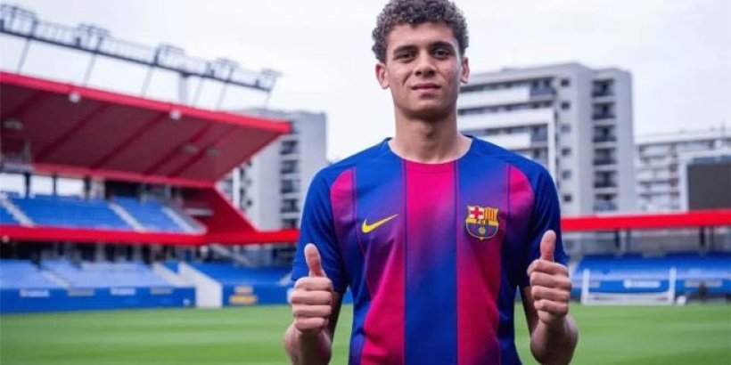 حمزة عبد الكريم يتألق في أول مباراة مع برشلونة بتسجيل هدف حاسم