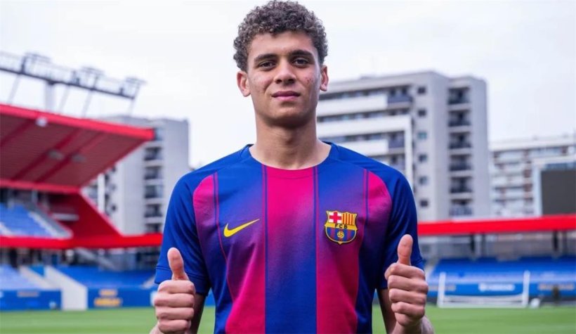 حمزة عبد الكريم يسطع في أول مباراة له مع برشلونة تحت 19 عامًا ضد هويسكا