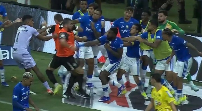 رقم قياسي مذهل: 23 بطاقة حمراء في نهائي ولاية ميناس جيرايس بين كروزيرو وأتلتيكو مينيرو