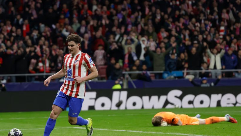 أتلتيكو مدريد يسيطر على توتنهام بخماسية في دوري الأبطال مع تألق ألفاريز